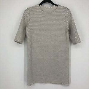 ZARA Casual Pinstripe Mini Shift Dress